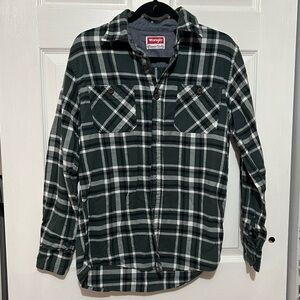 💗 Wrangler - Women’s Button‎ Up Plaid Shirt